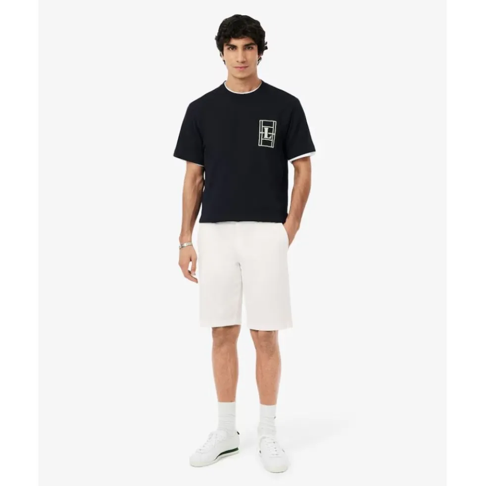 Stretch Twill Chino Shorts Herre Hvit