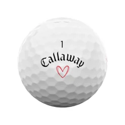 Supersoft Love Golfball Hvit