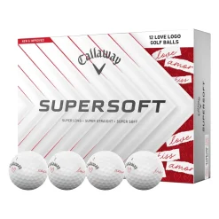 Supersoft Love Golfball Hvit