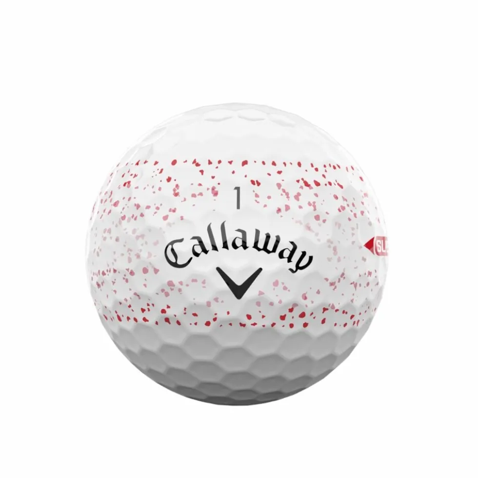 Supersoft Splatter 360 Golfball Rød