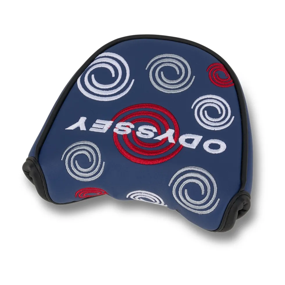 Swirl Mallet Navy Putter Headcover