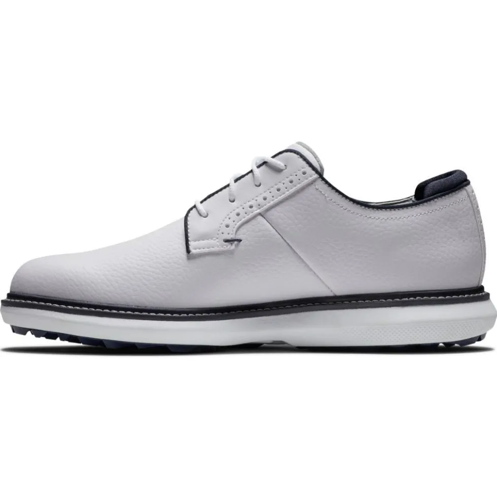 Traditions Blucher Golfsko Herre Hvit