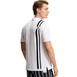 30Y Wallis Knit Pique Herre Hvit